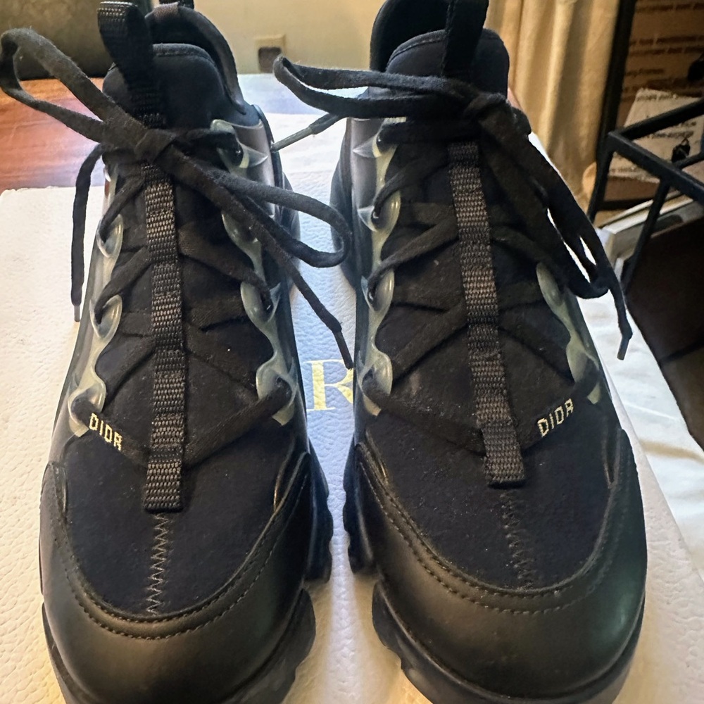 Dior Women’s D-Connect Indigo Blue Navy Sneakers